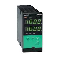 1600 - PID 控制器, 1/8 DIN标准导轨安装